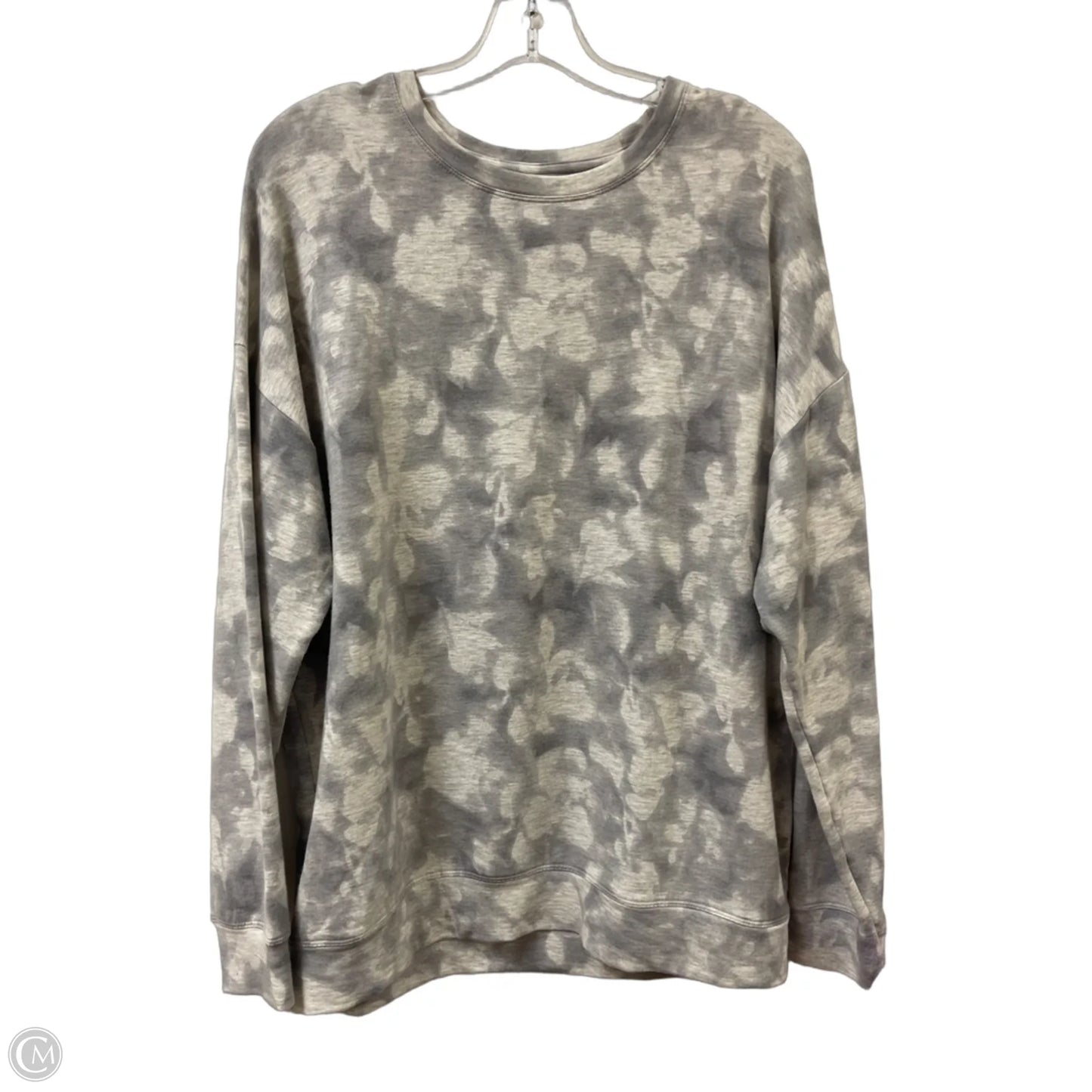 Athletic Sweatshirt Crewneck By Athleta In Grey, Size: M