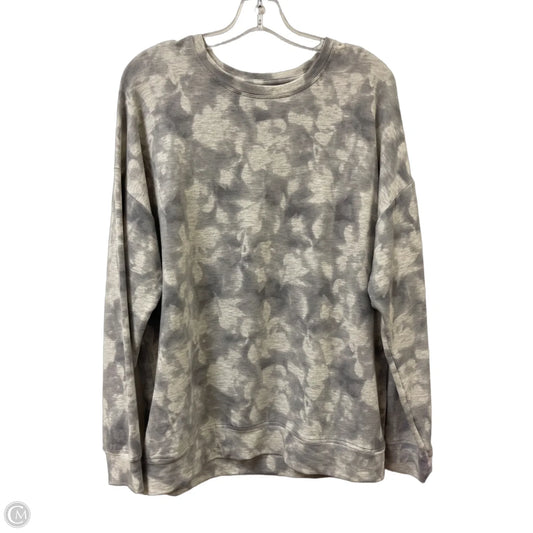 Athletic Sweatshirt Crewneck By Athleta In Grey, Size: M
