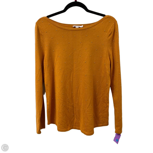 Sweater By Chicos In Yellow, Size: M