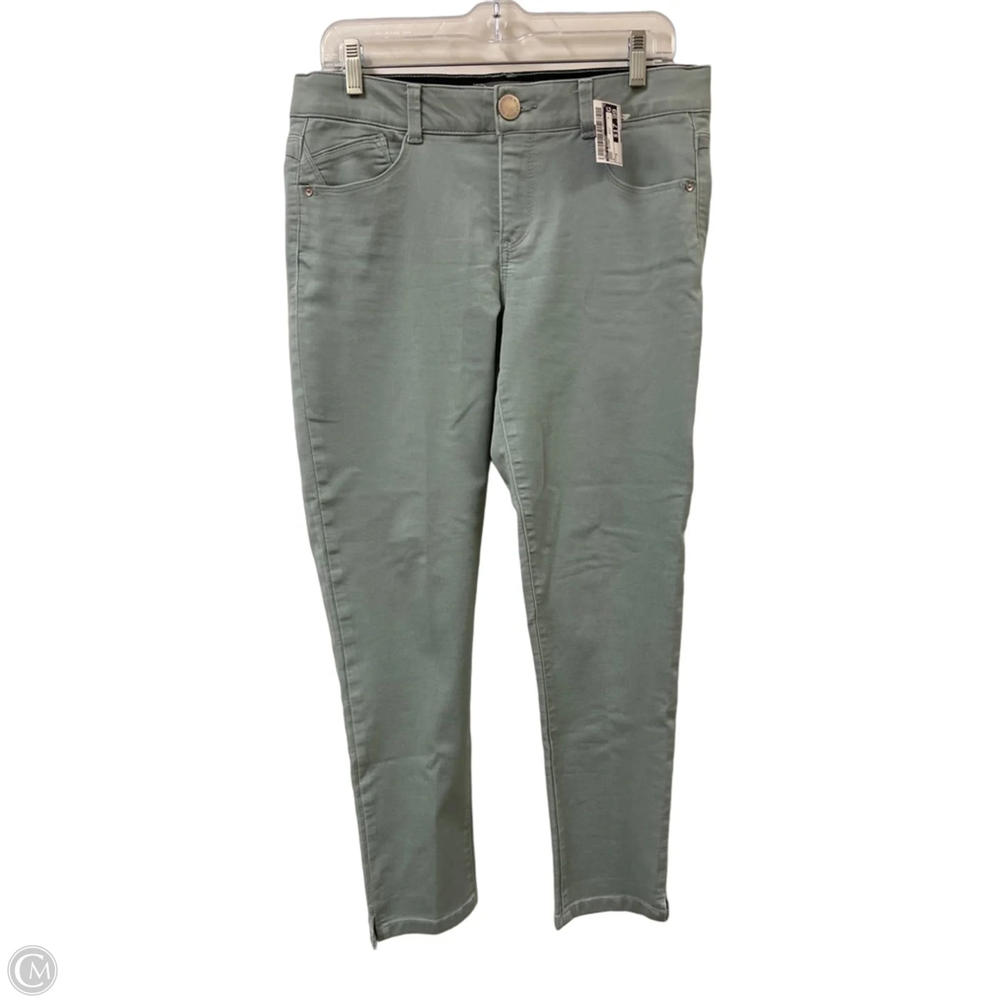 Jeans Skinny By Wit & Wisdom In Green, Size: 8