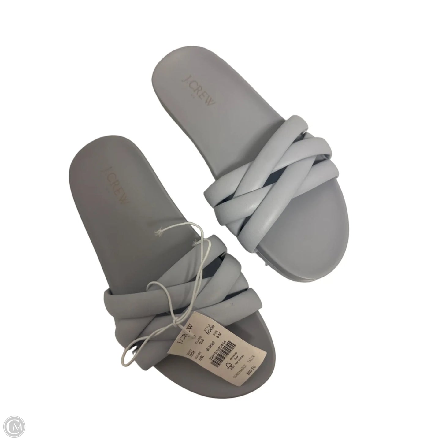 Sandals Flats By J. Crew In Grey, Size: 8