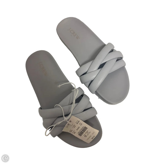 Sandals Flats By J. Crew In Grey, Size: 8