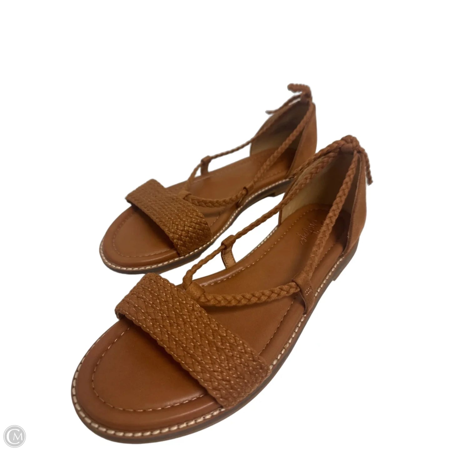 Sandals Flats By Crown Vintage In Brown, Size: 7