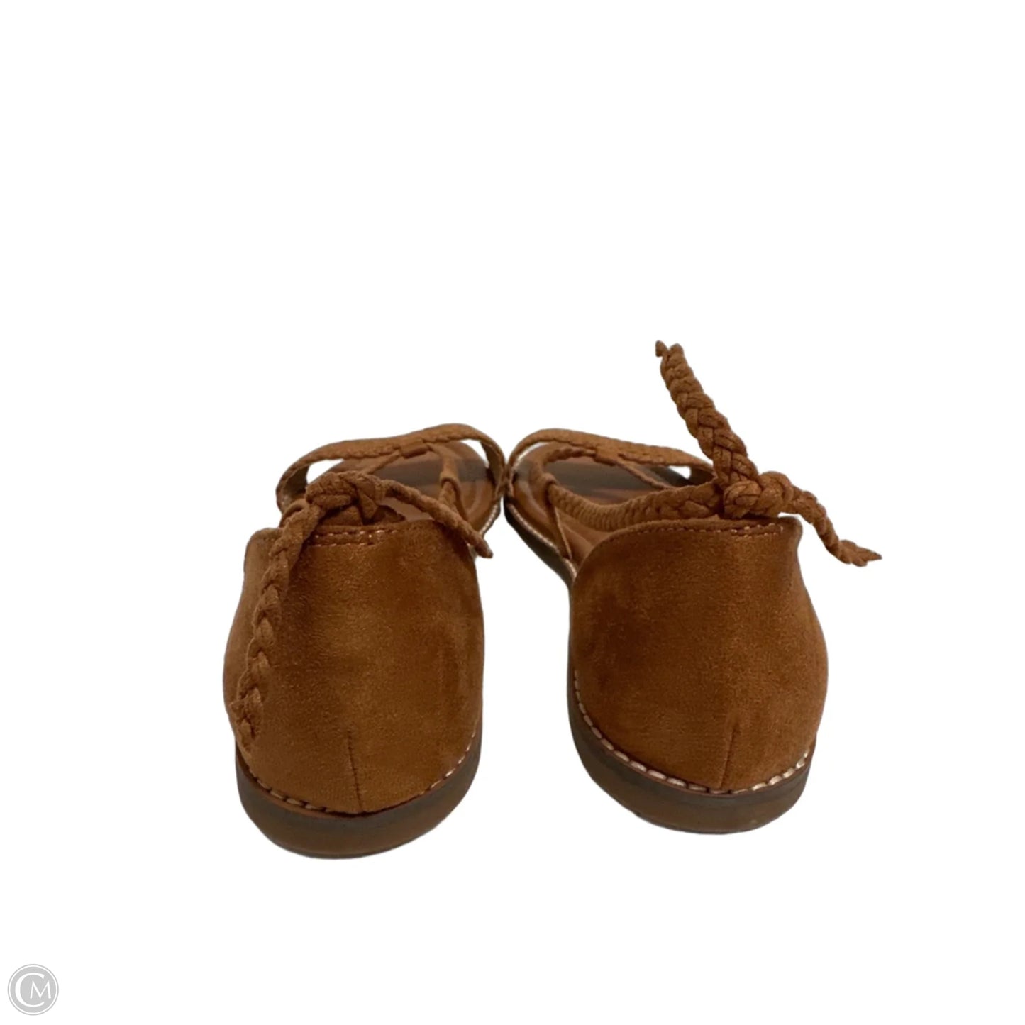 Sandals Flats By Crown Vintage In Brown, Size: 7
