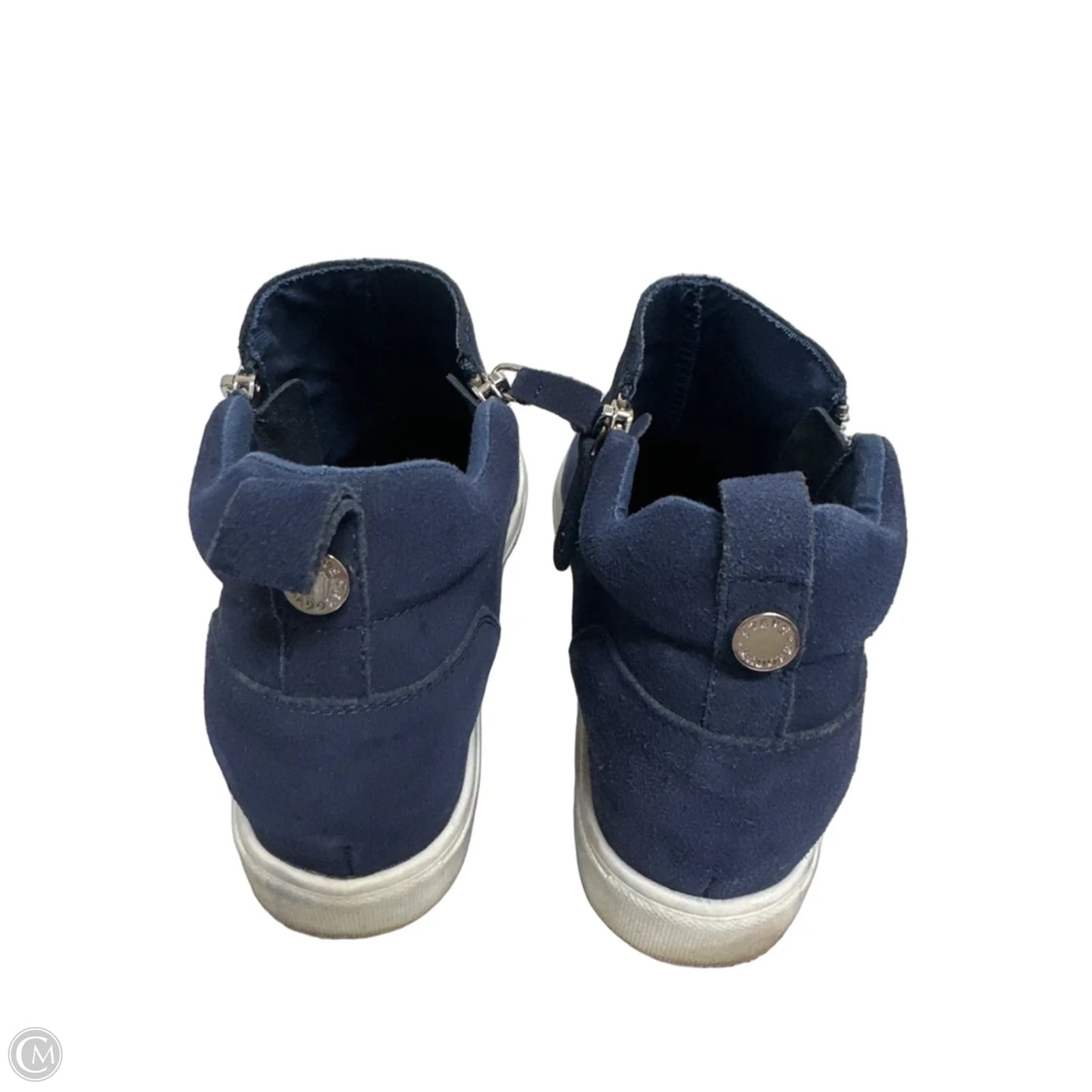 Boots Ankle Flats By Steve Madden In Navy, Size: 9