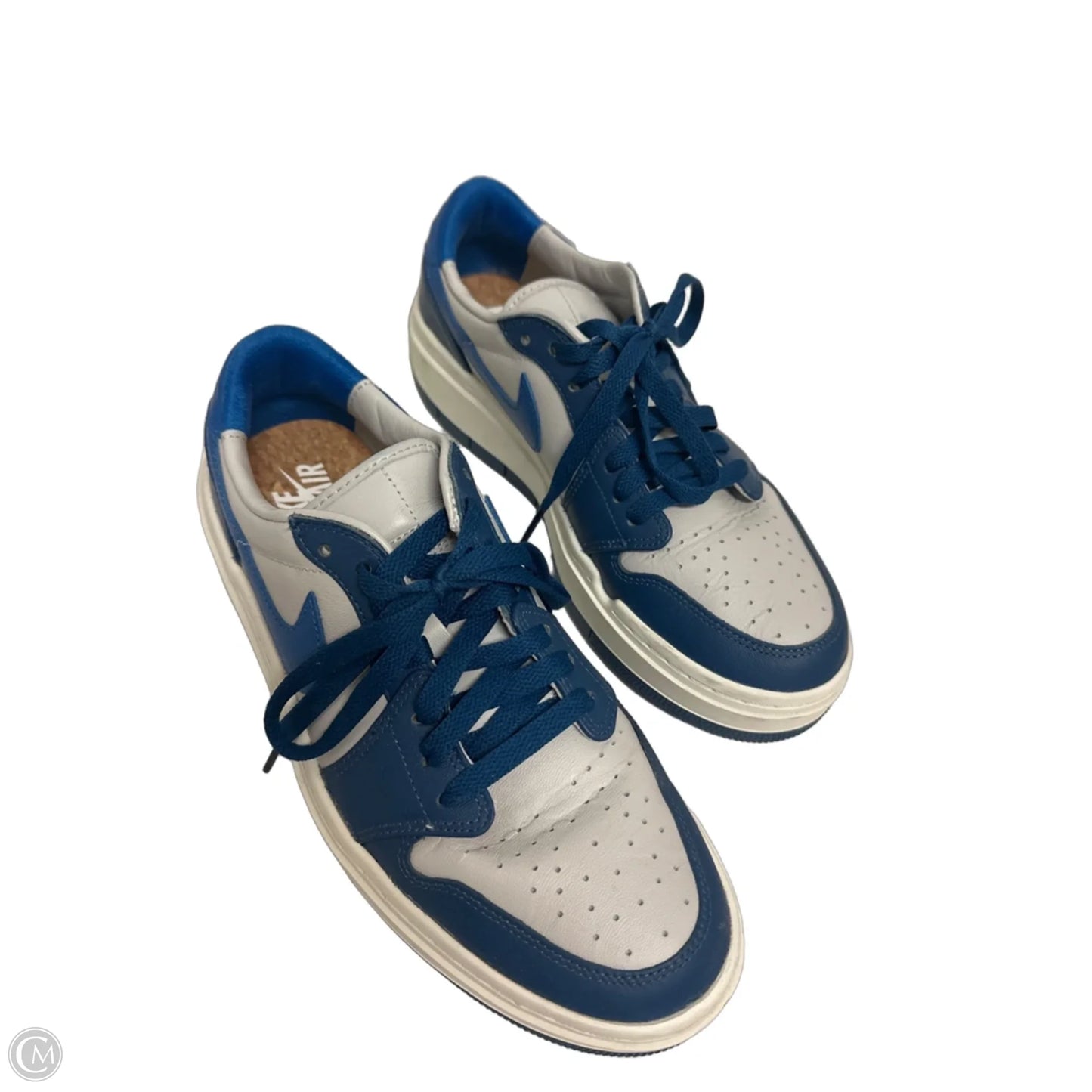 Shoes Sneakers By Nike In Blue & White, Size: 9.5