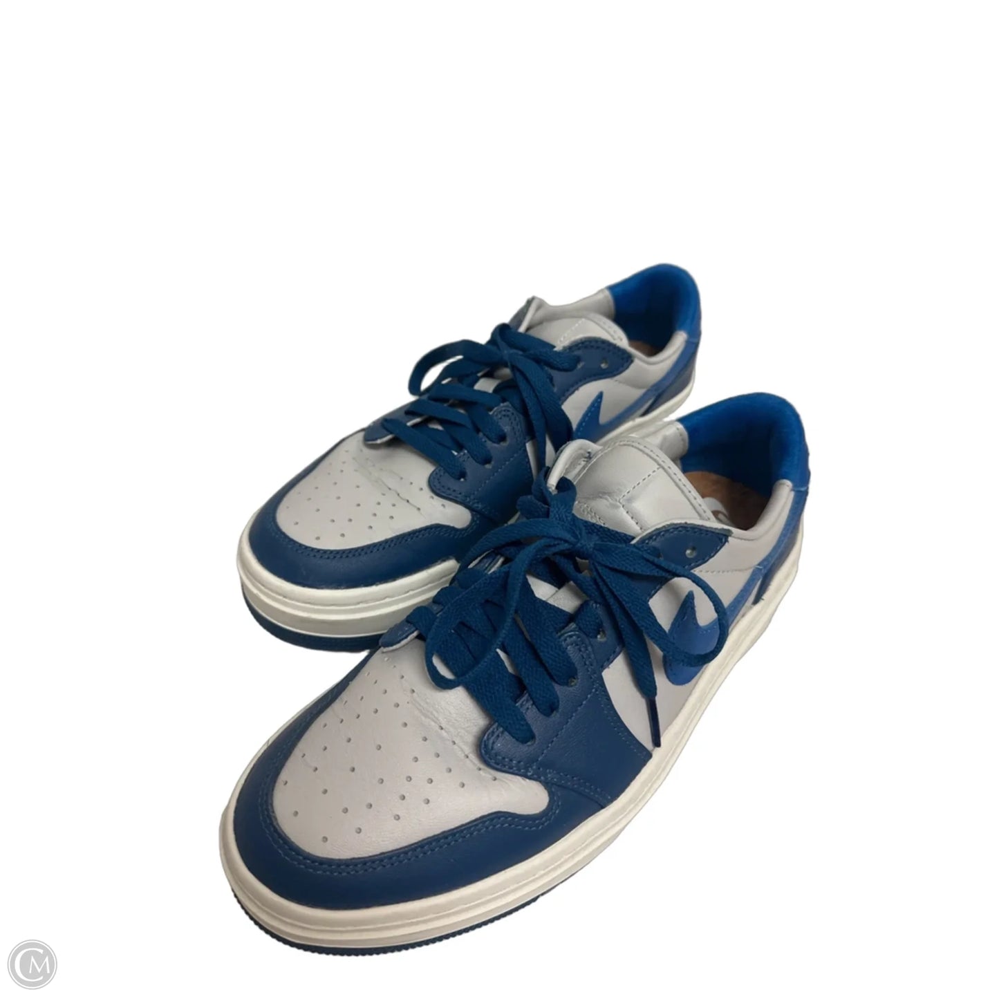 Shoes Sneakers By Nike In Blue & White, Size: 9.5
