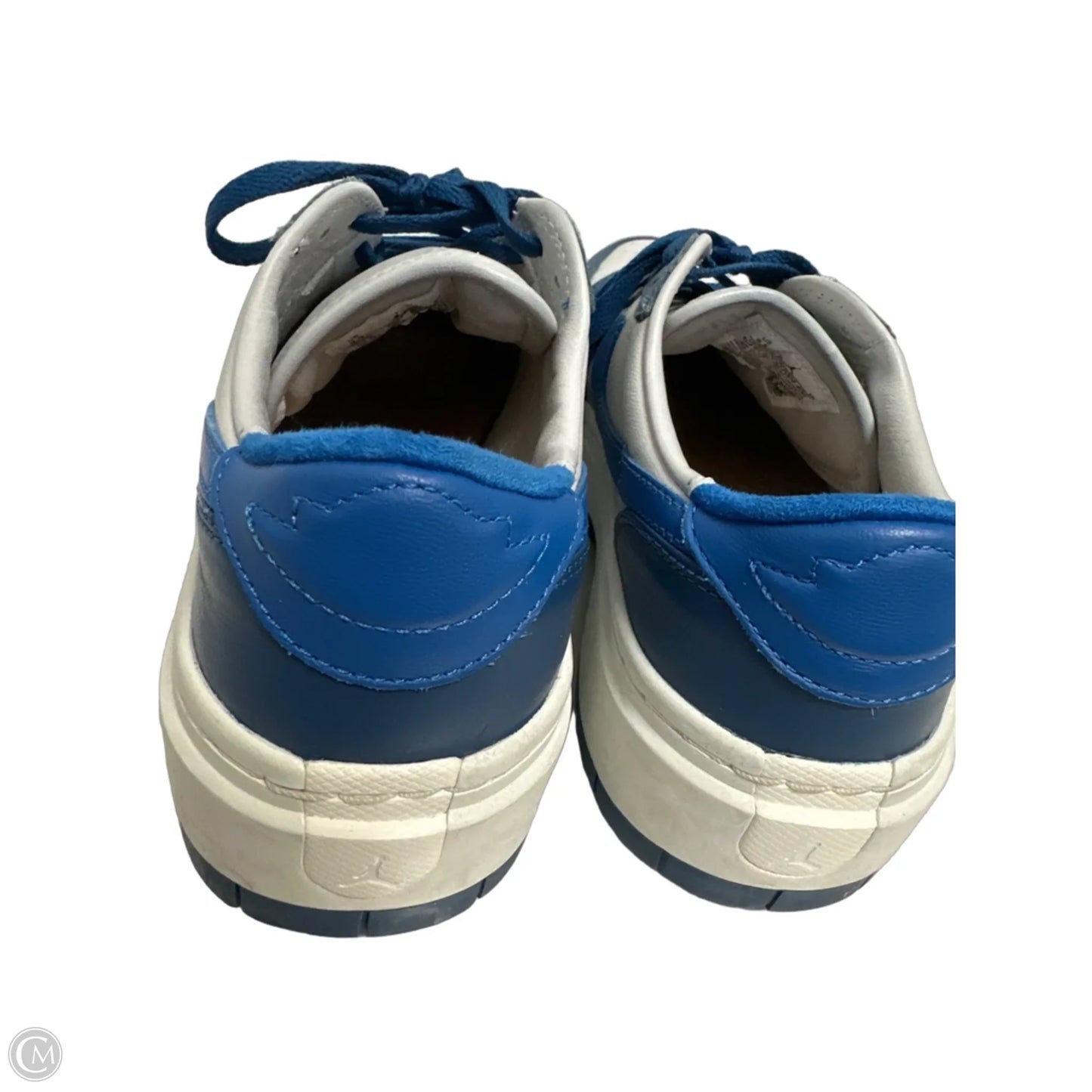 Shoes Sneakers By Nike In Blue & White, Size: 9.5