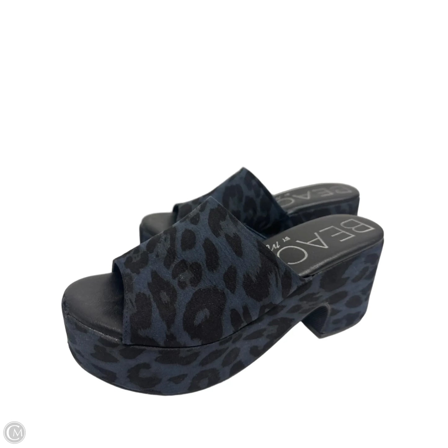 Sandals Heels Block By Matisse In Animal Print, Size: 9