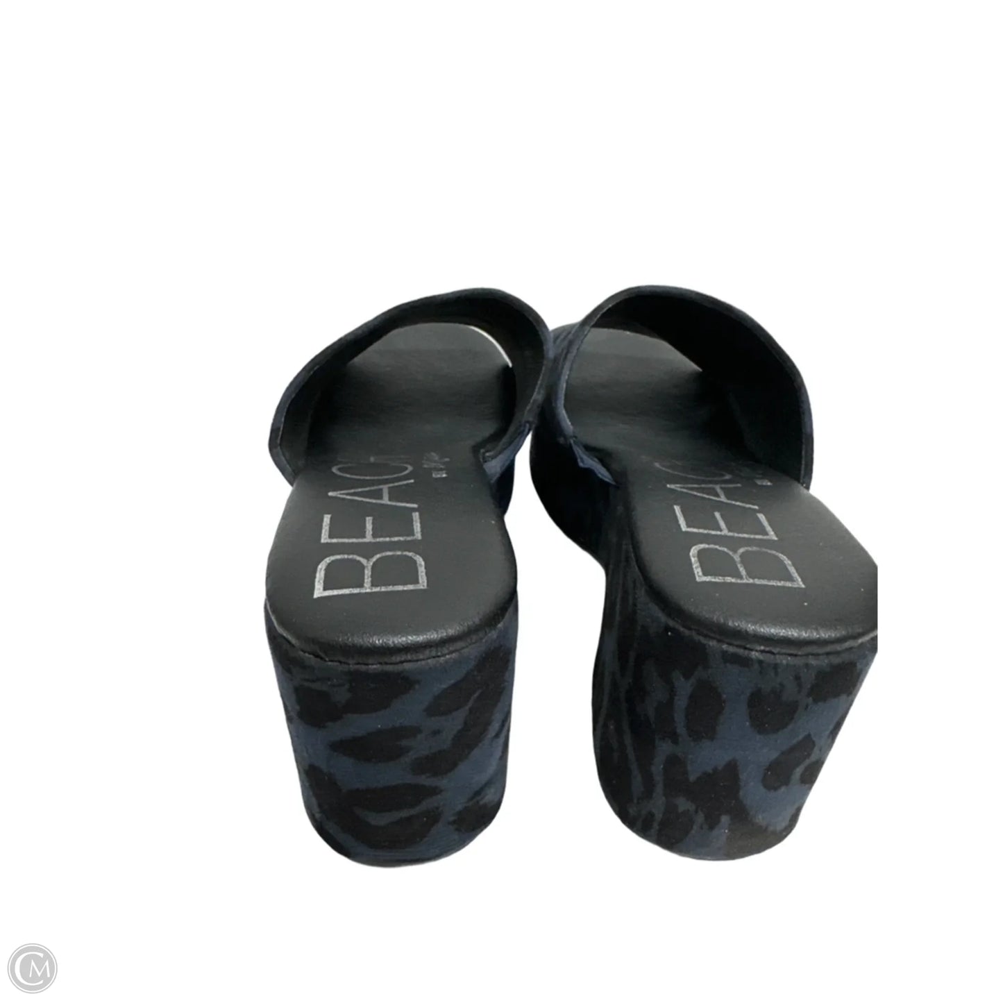 Sandals Heels Block By Matisse In Animal Print, Size: 9