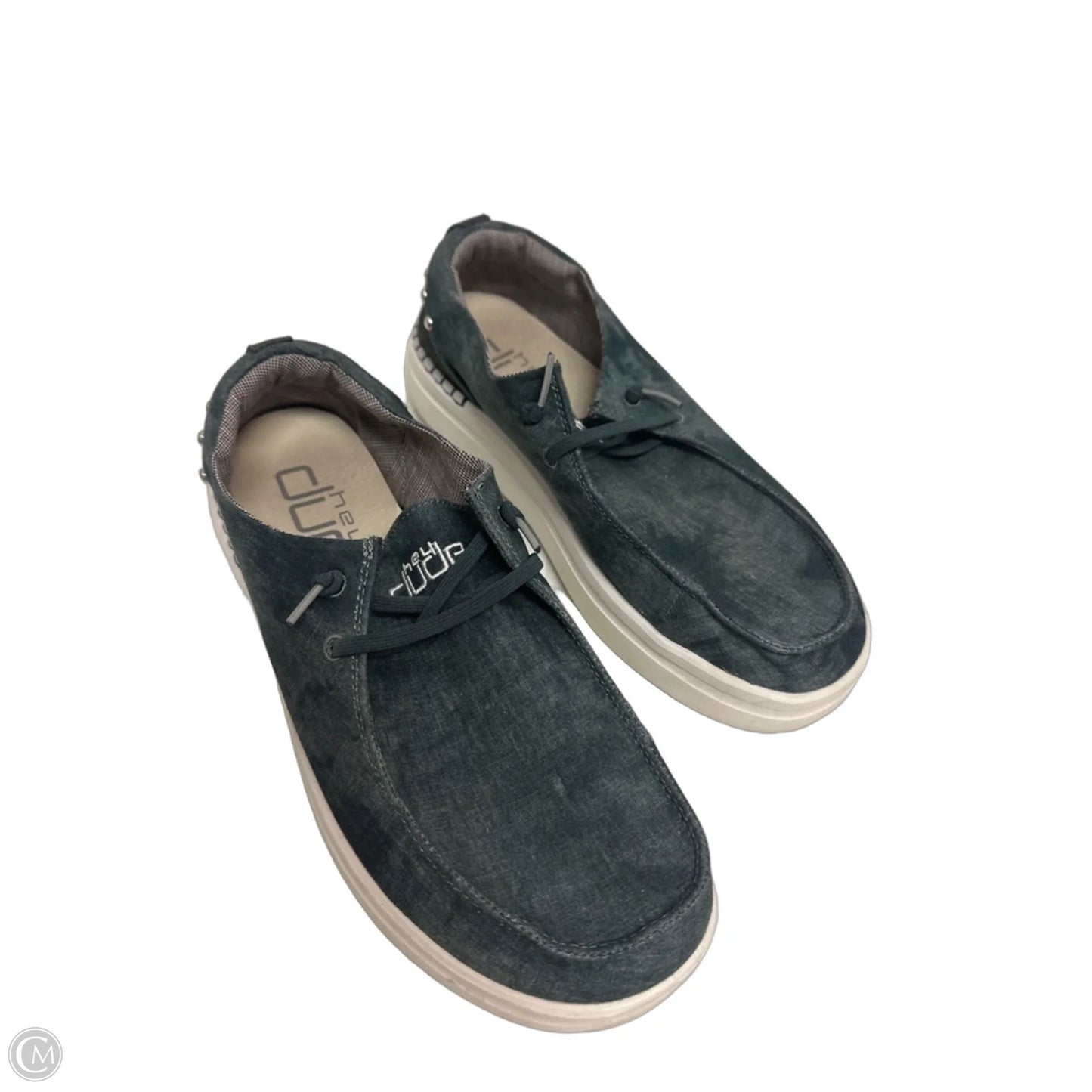 Shoes Flats By Hey Dude In Navy, Size: 9