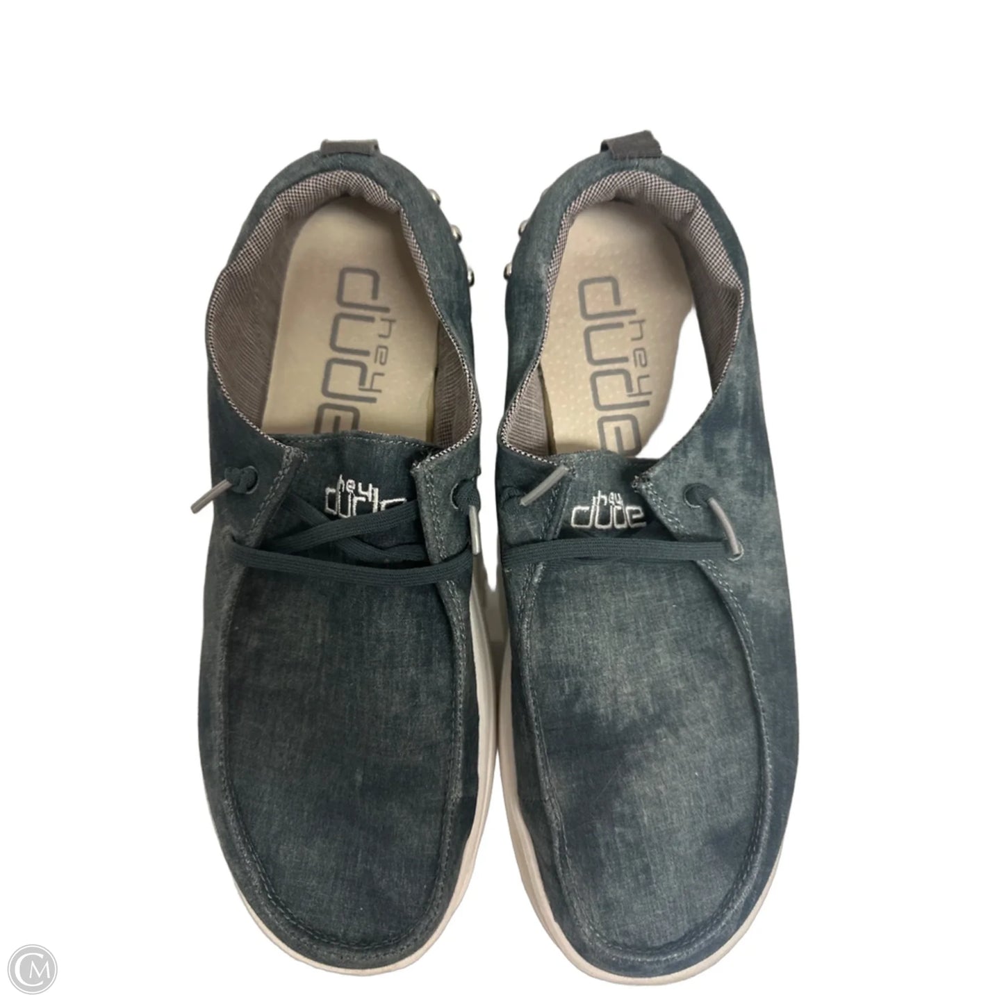 Shoes Flats By Hey Dude In Navy, Size: 9