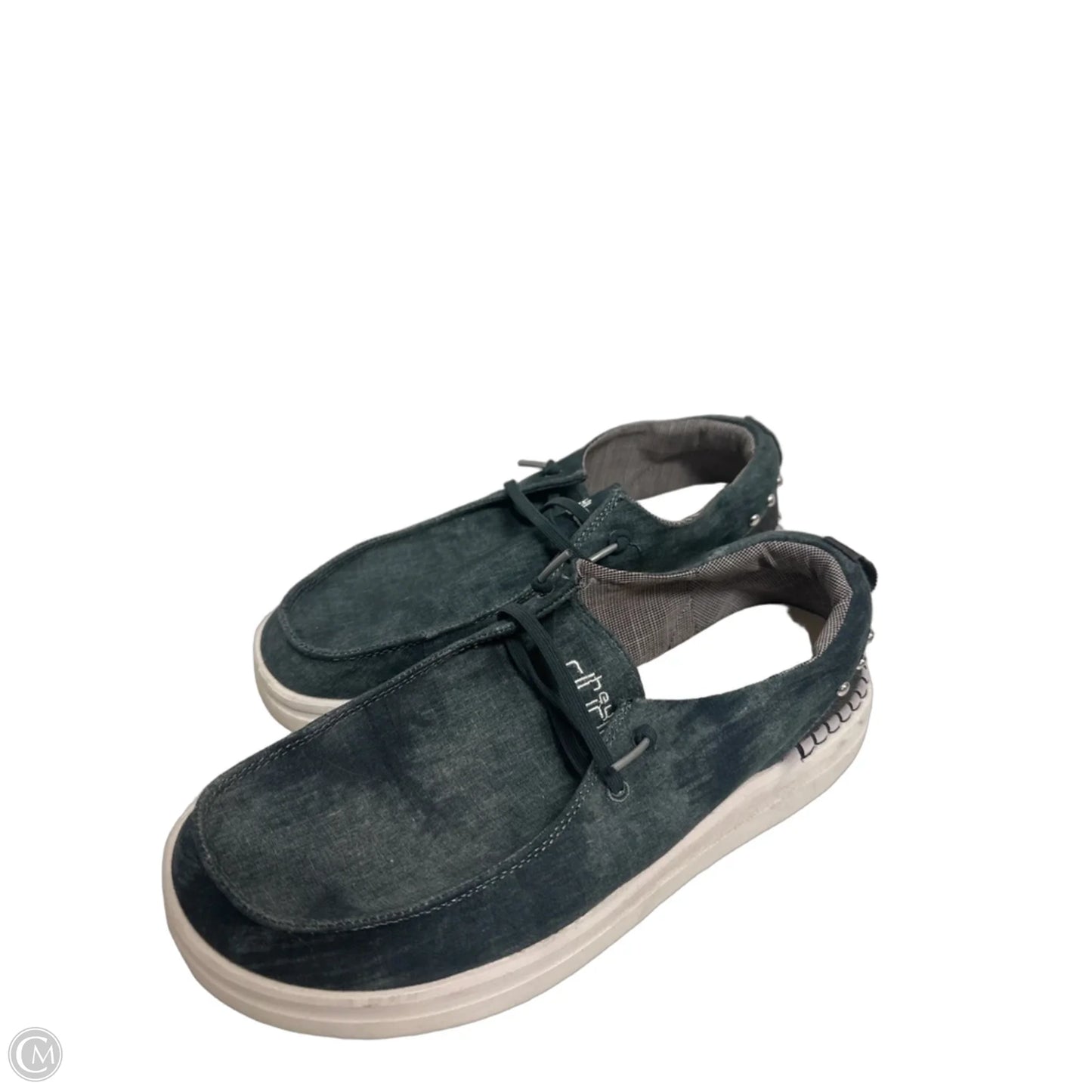 Shoes Flats By Hey Dude In Navy, Size: 9