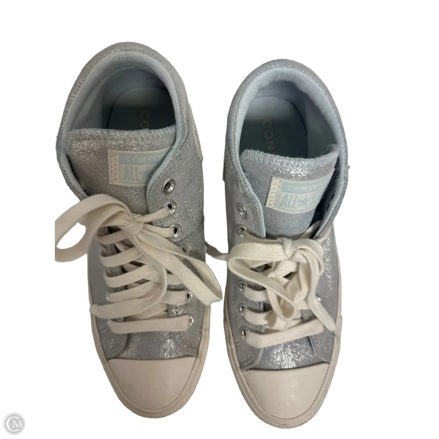 Shoes Sneakers By Converse In Silver, Size: 9