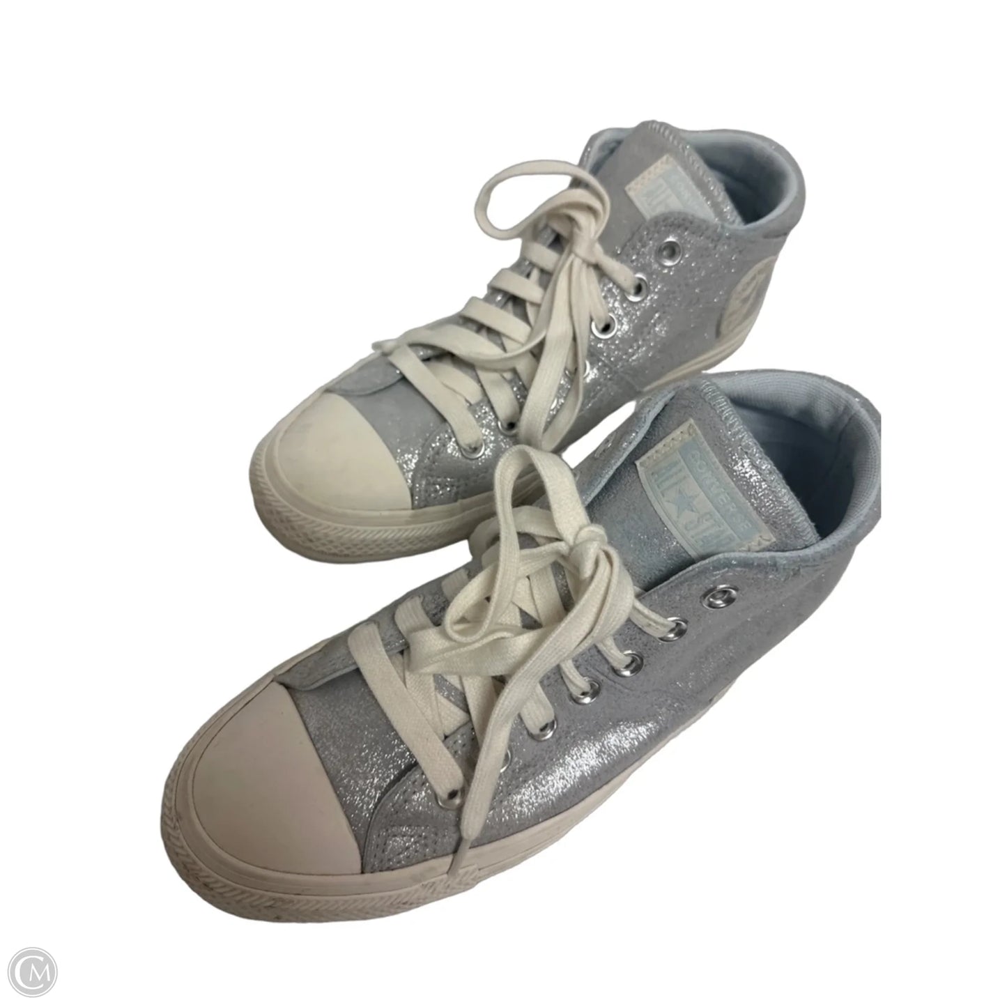 Shoes Sneakers By Converse In Silver, Size: 9