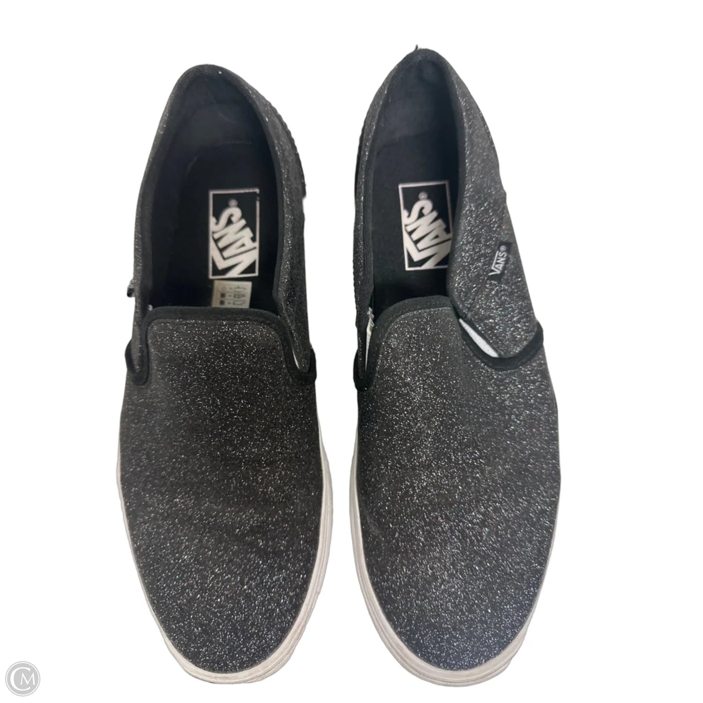 Shoes Flats By Vans In Ivory, Size: 9
