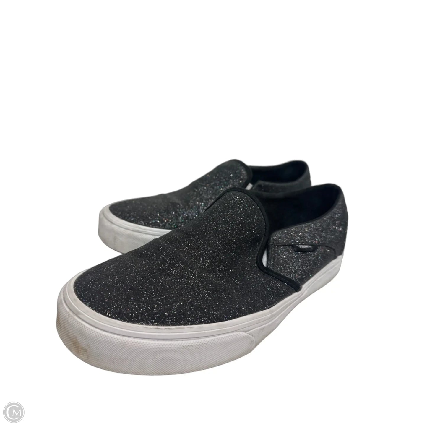 Shoes Flats By Vans In Ivory, Size: 9