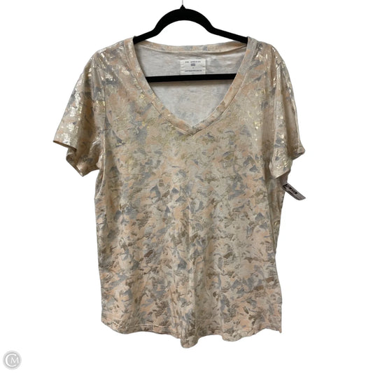 Top Short Sleeve By Sol Angeles In Multi-colored, Size: L