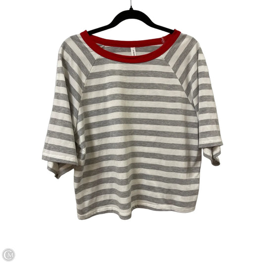 Top Short Sleeve By Dokotoo In Striped Pattern, Size: M