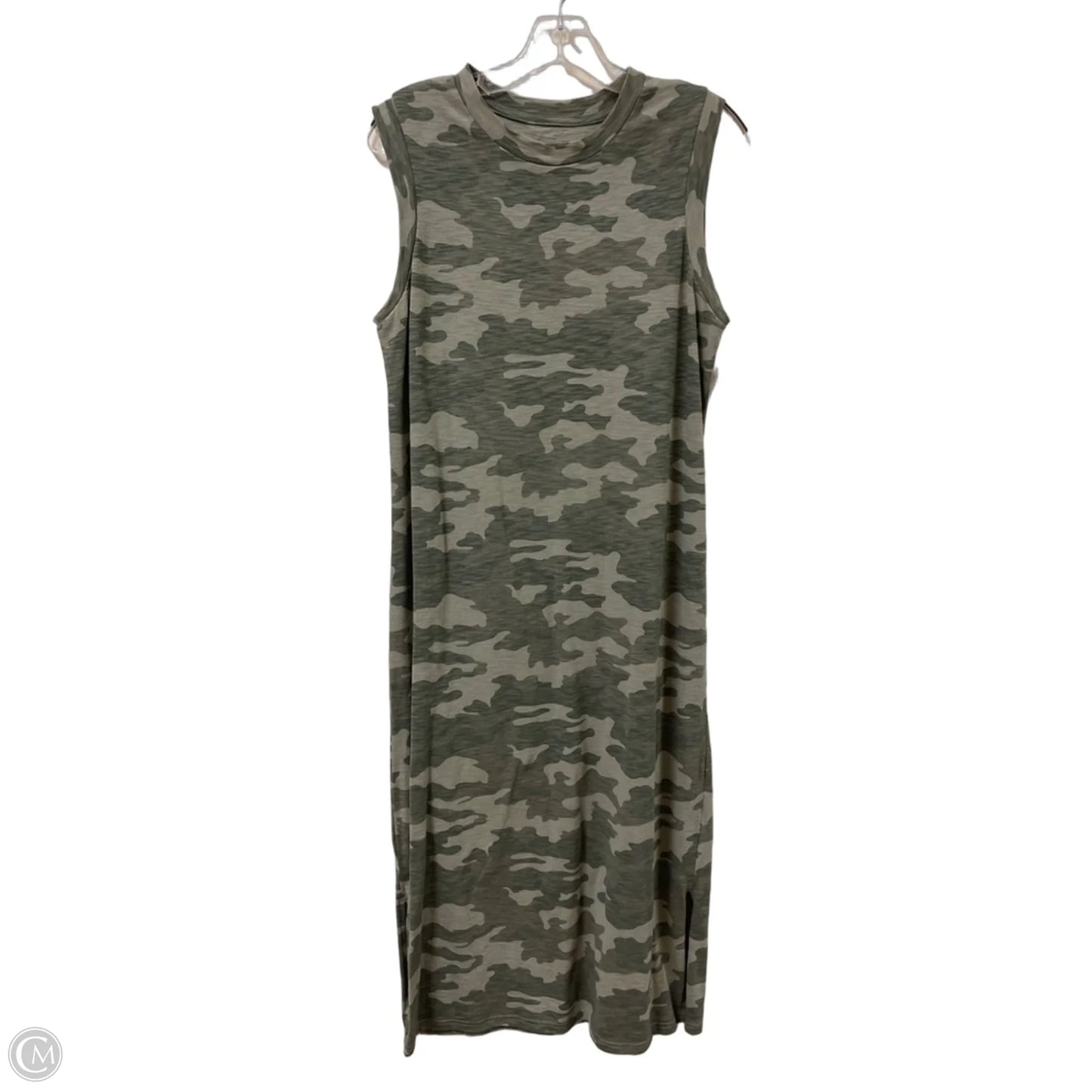 Dress Casual Midi By Universal Thread In Camouflage Print, Size: M