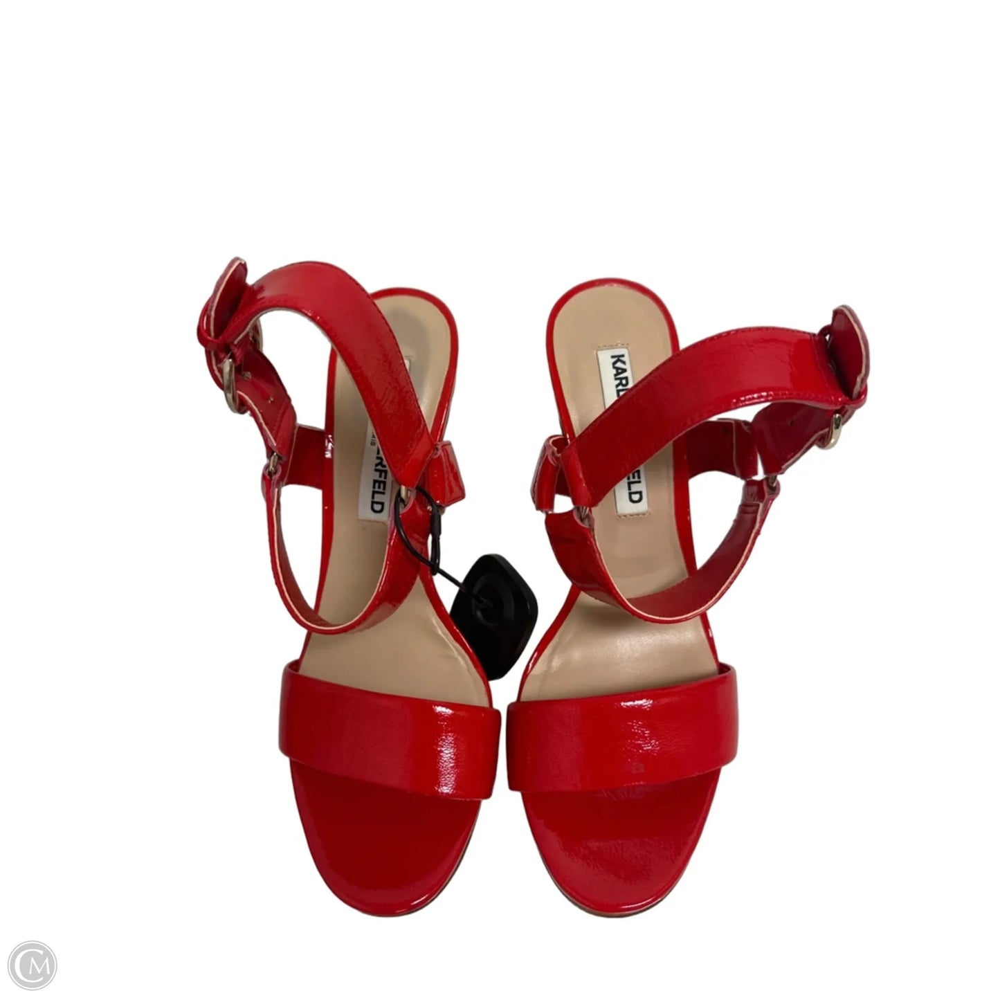 Shoes Designer By Karl Lagerfeld In Red, Size: 7.5