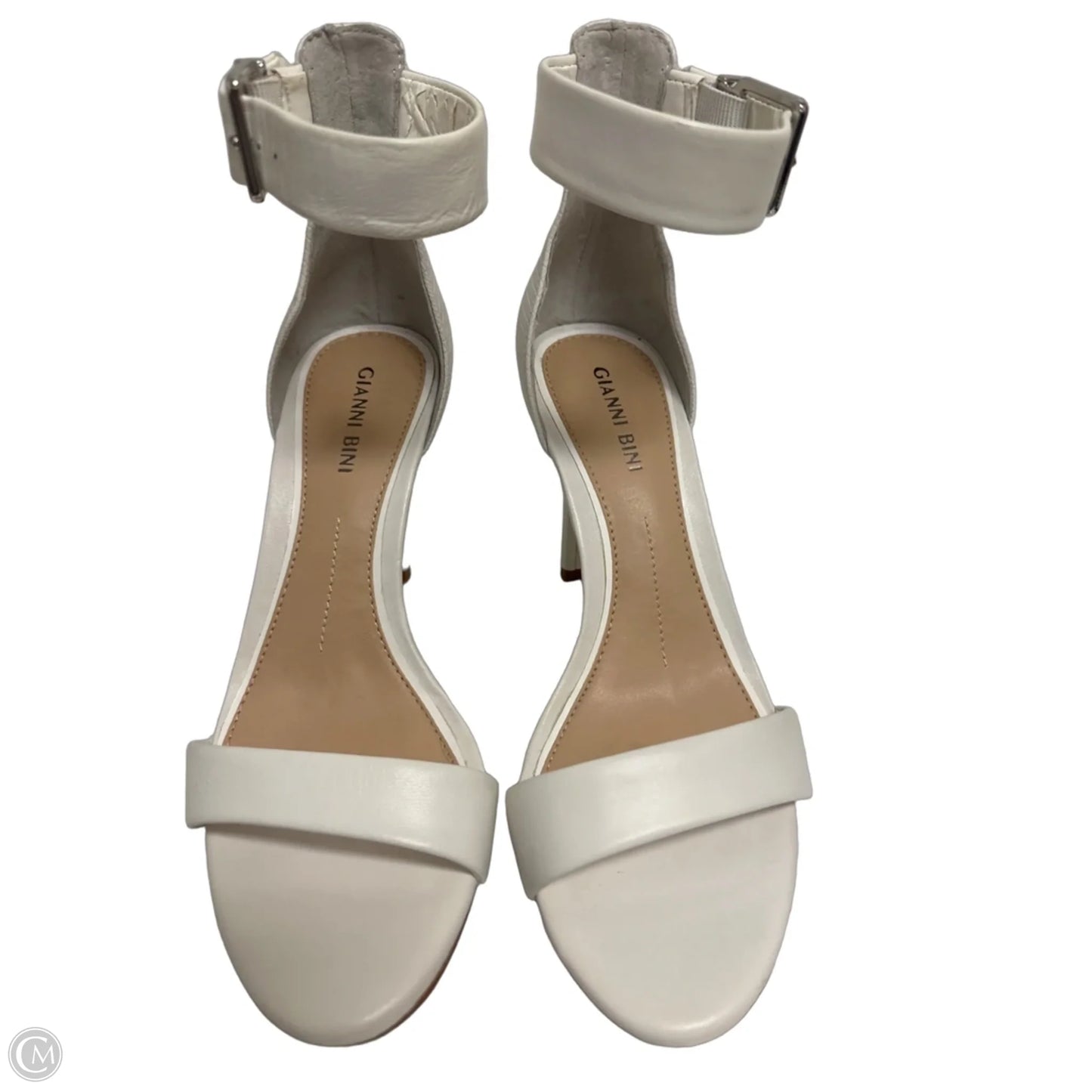 Shoes Heels Stiletto By Gianni Bini In White, Size: 7.5