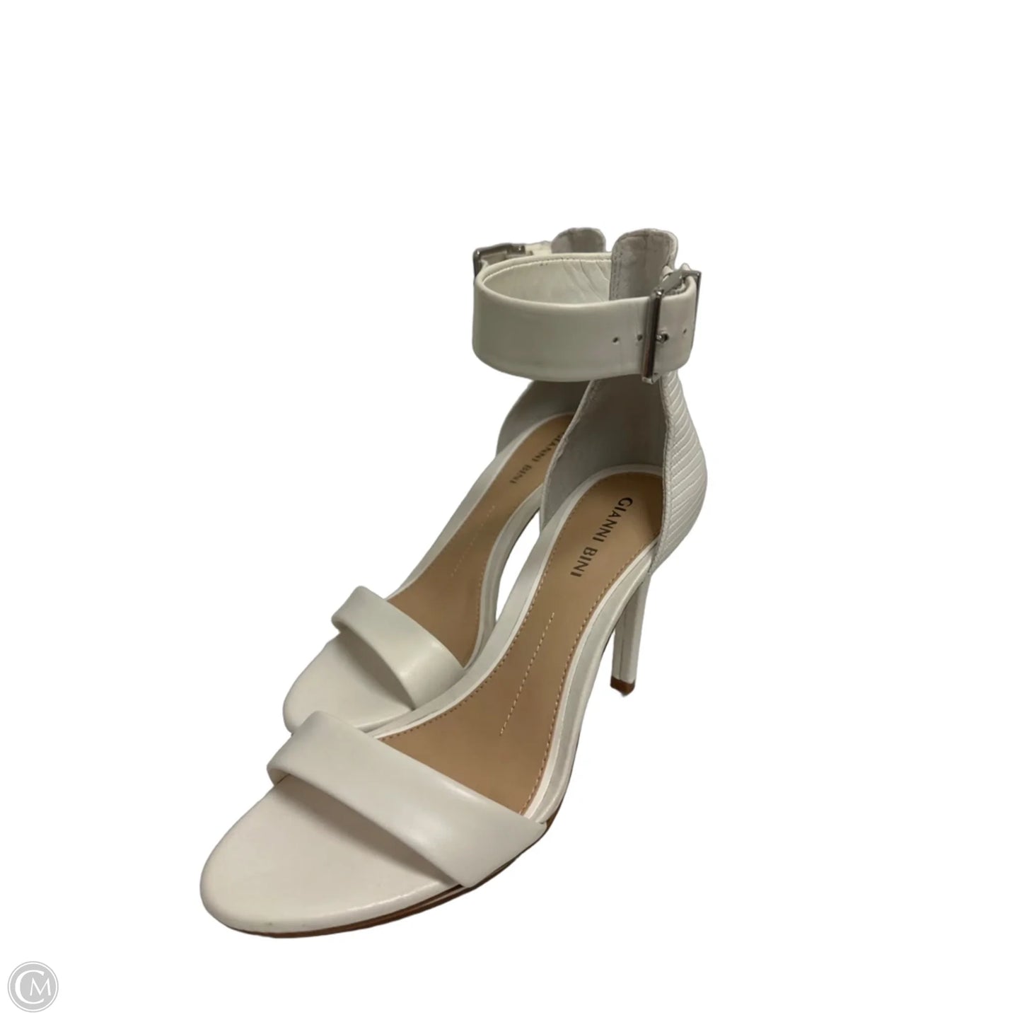 Shoes Heels Stiletto By Gianni Bini In White, Size: 7.5