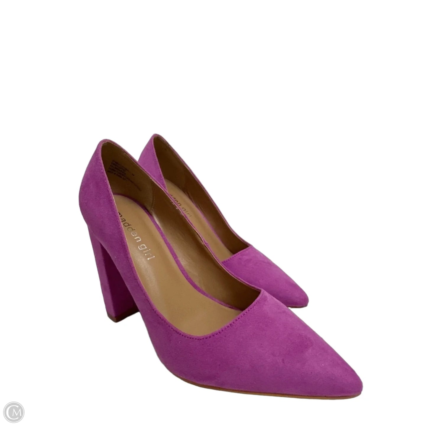 Shoes Heels Block By Madden Girl In Purple, Size: 8