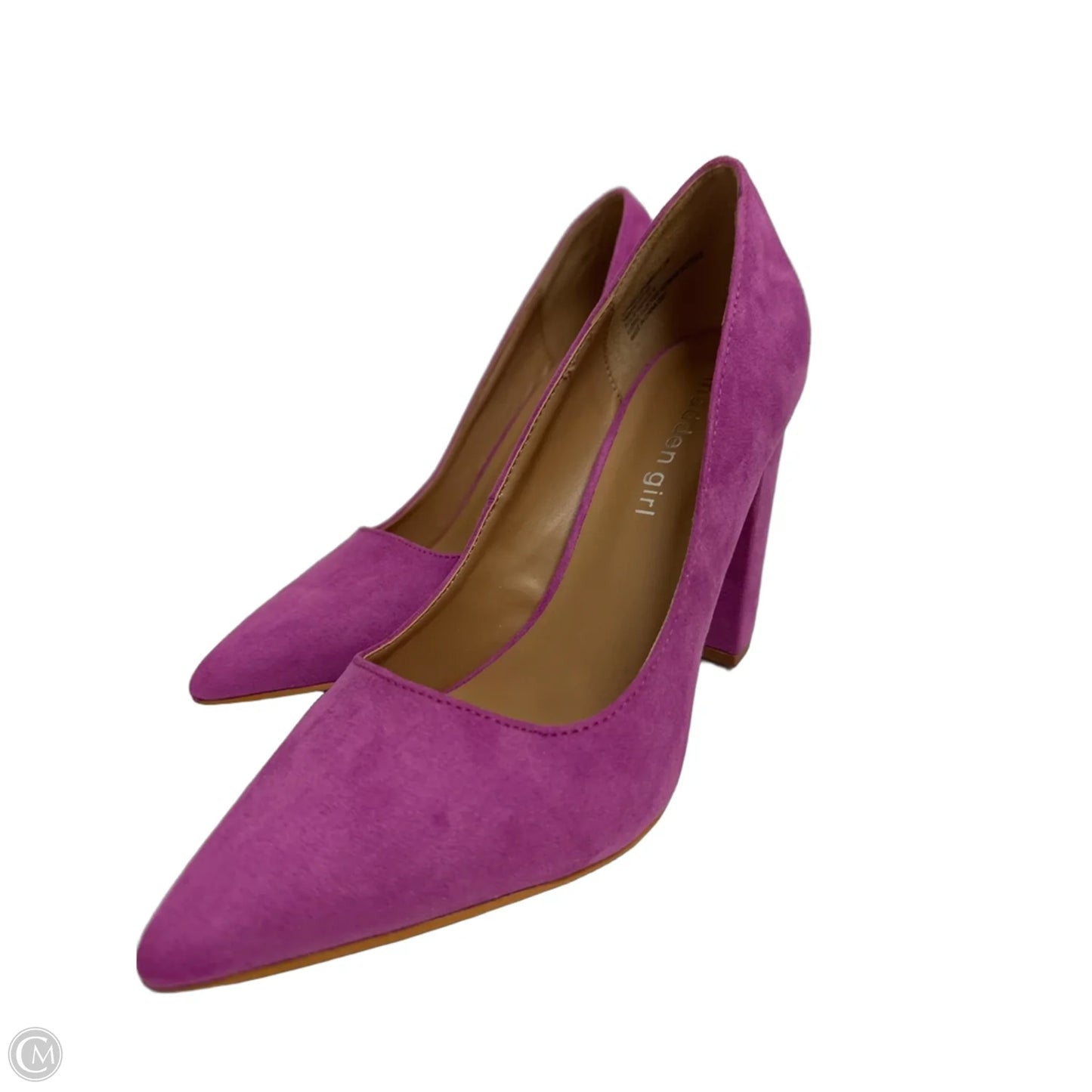 Shoes Heels Block By Madden Girl In Purple, Size: 8