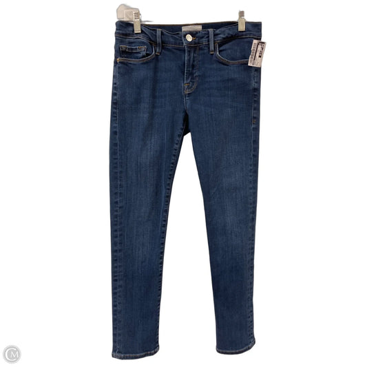 Jeans Skinny By Frame In Blue Denim, Size: 2