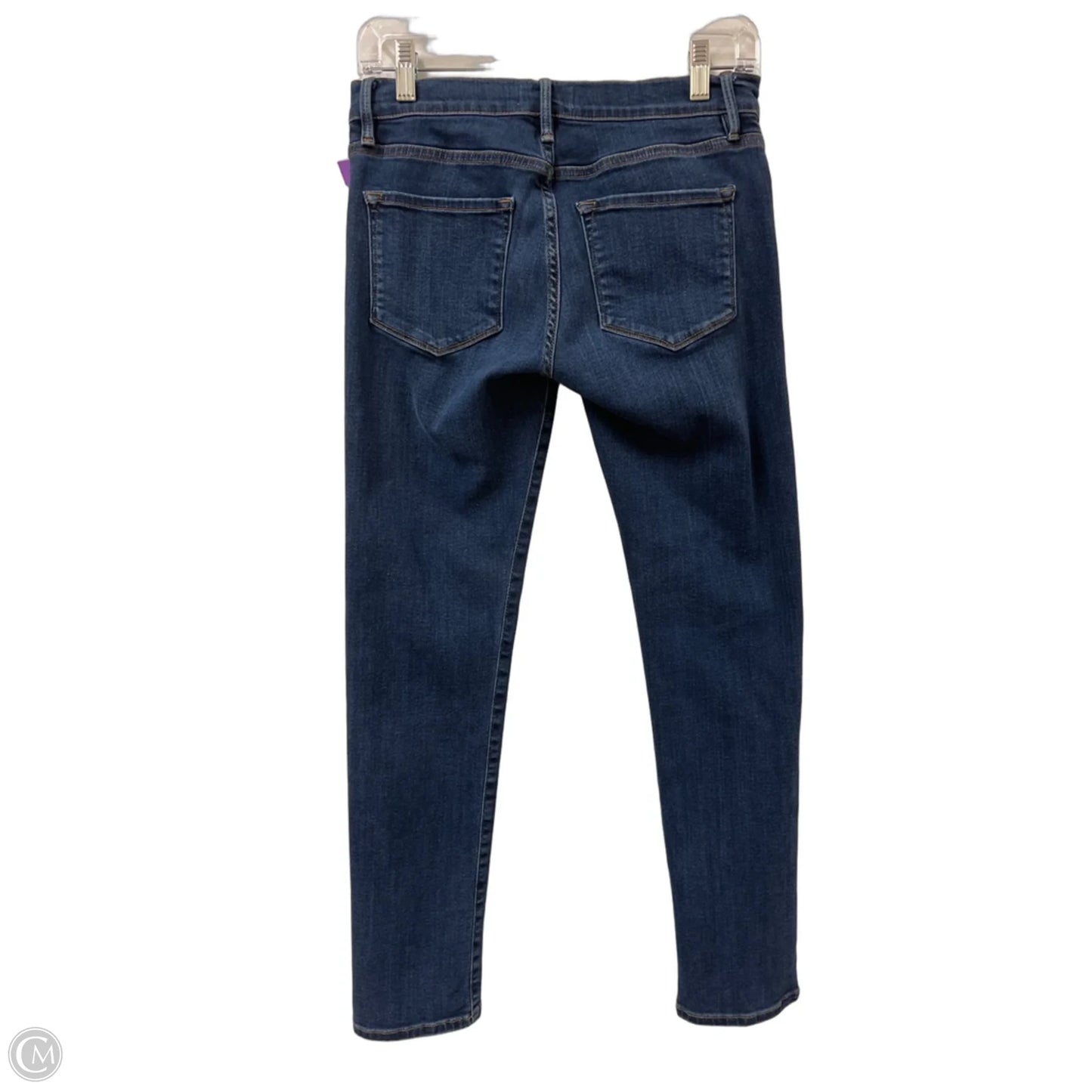Jeans Skinny By Frame In Blue Denim, Size: 2