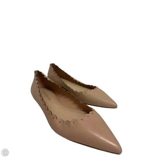 Shoes Designer By Coach In Tan, Size: 8.5