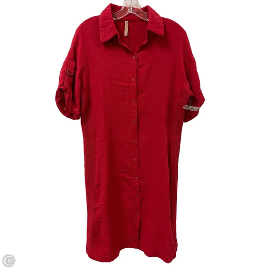 Dress Casual Midi By Xcvi In Red, Size: S