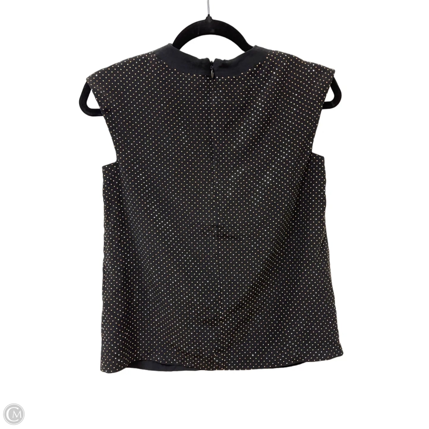 Top Sleeveless By H&m In Black, Size: S