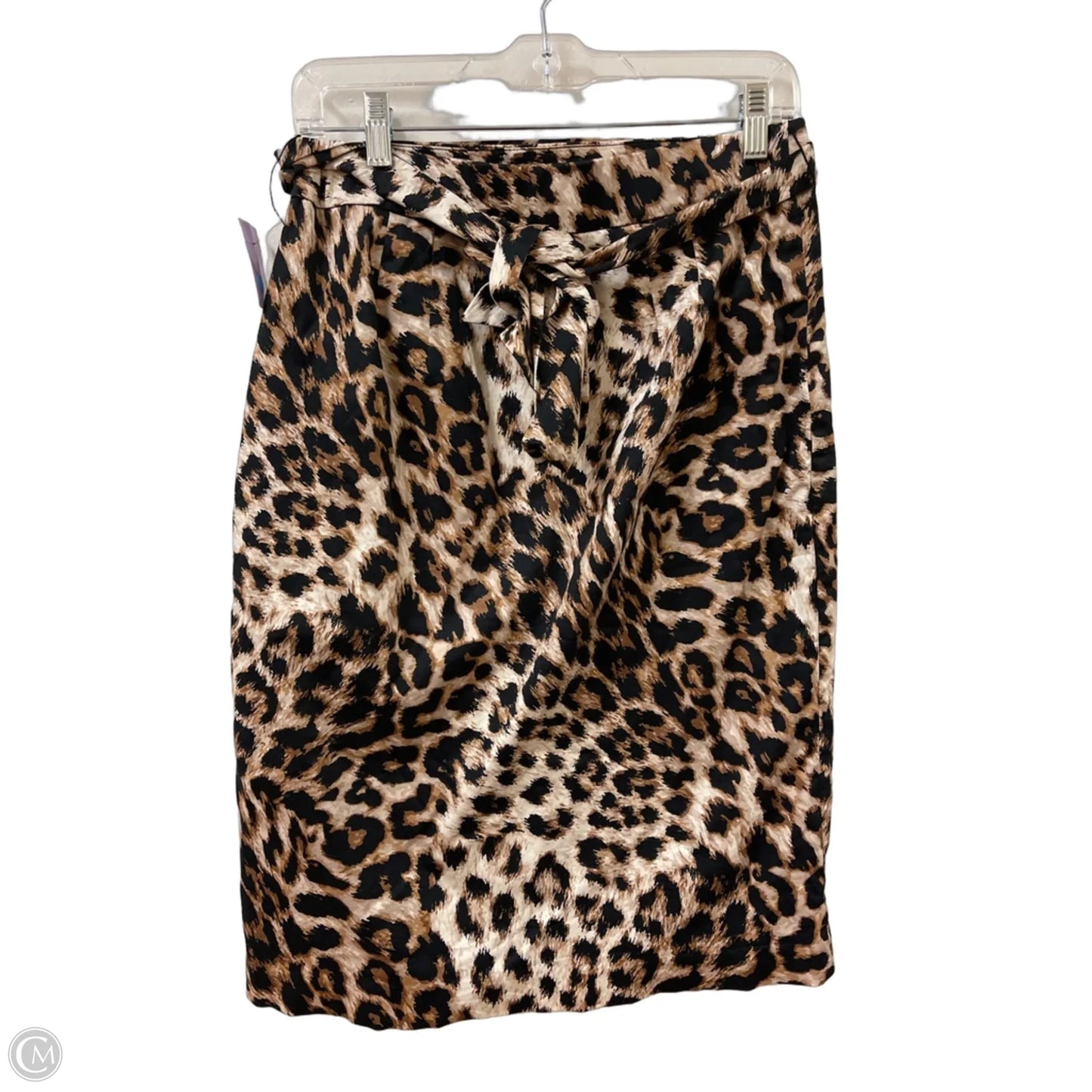Skirt Midi By Talbots In Leopard Print, Size: 8