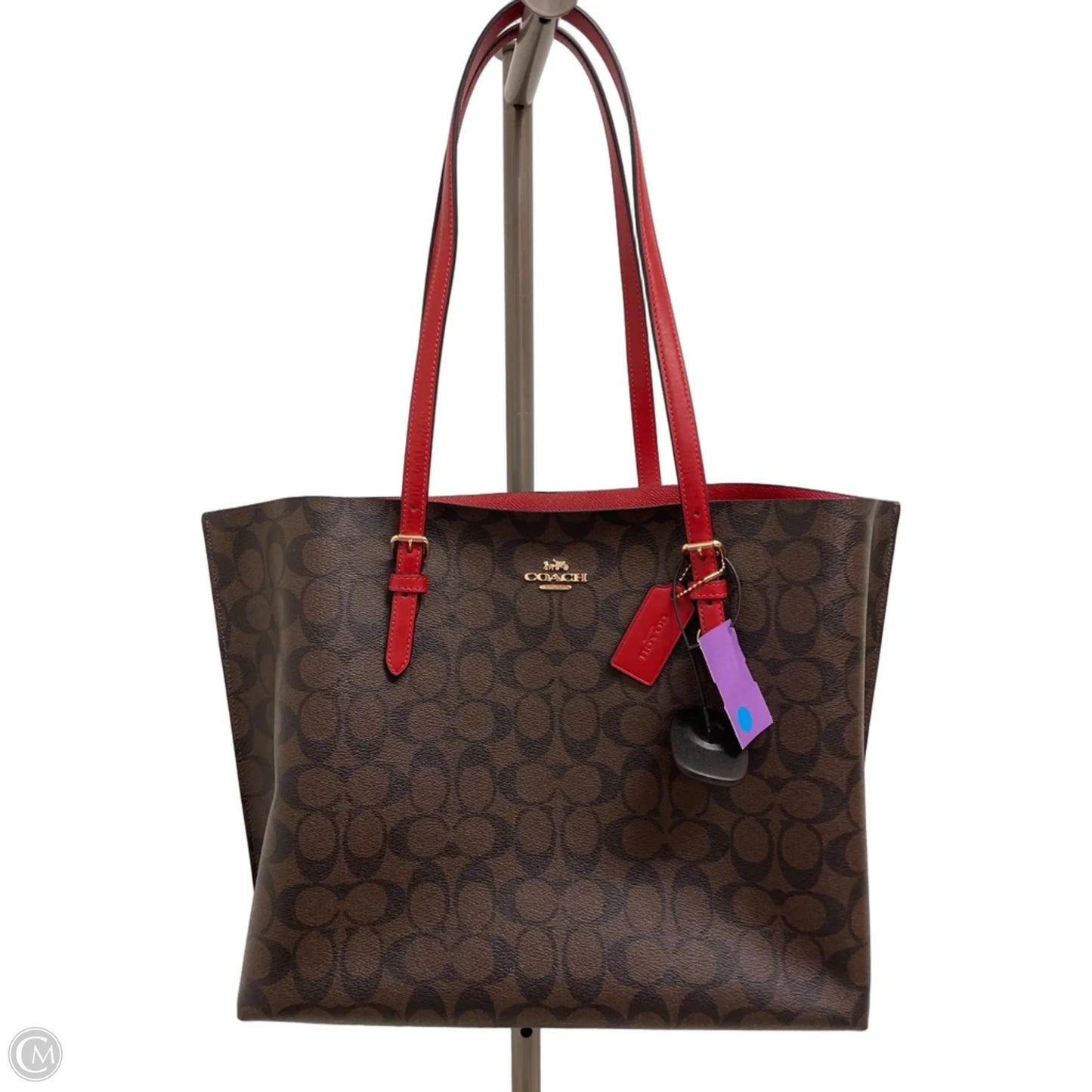 Handbag Designer By Coach, Size: Large