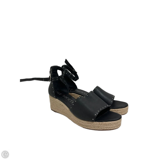 Sandals Heels Wedge By Sole Society In Black, Size: 10