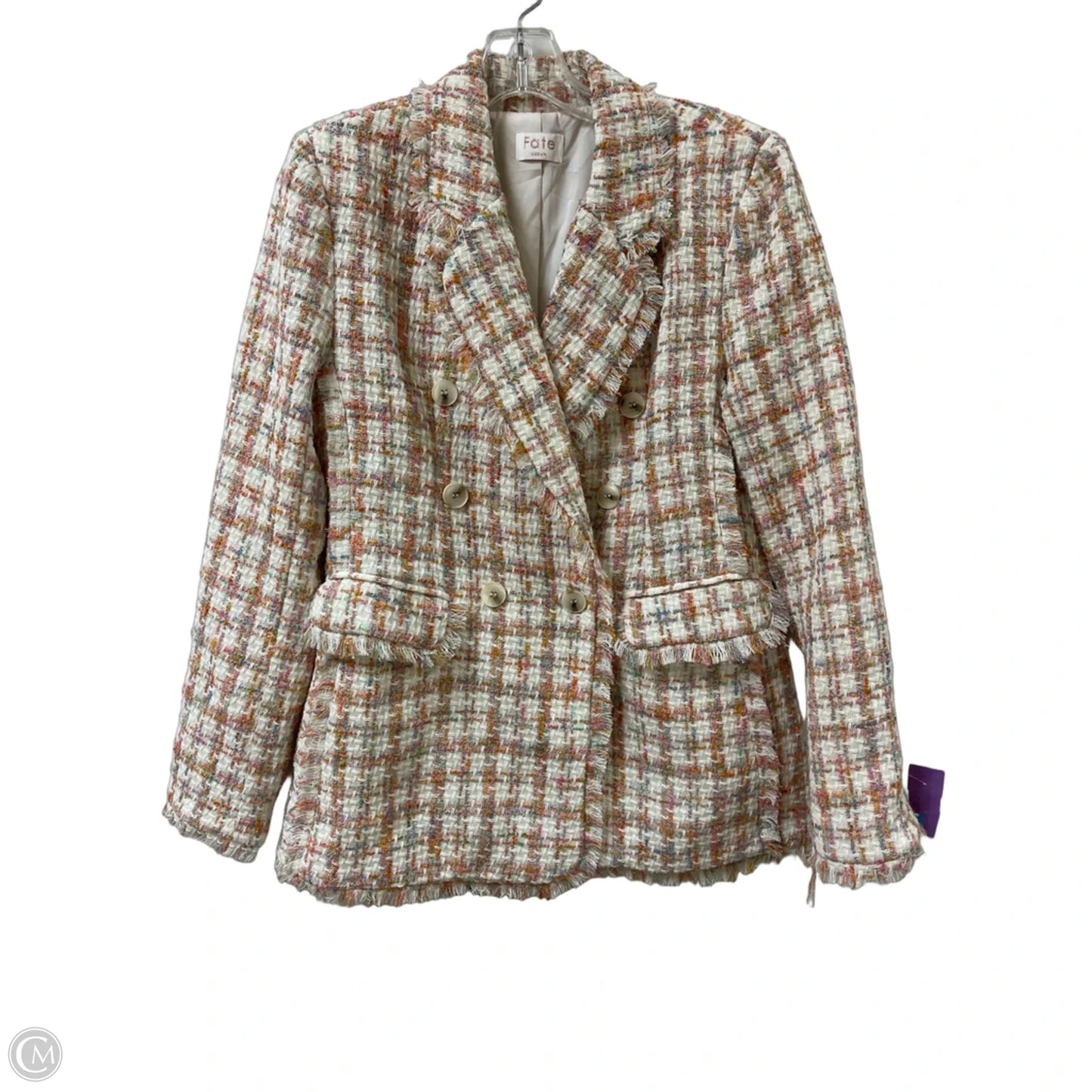 Blazer By Fate In Cream, Size: M