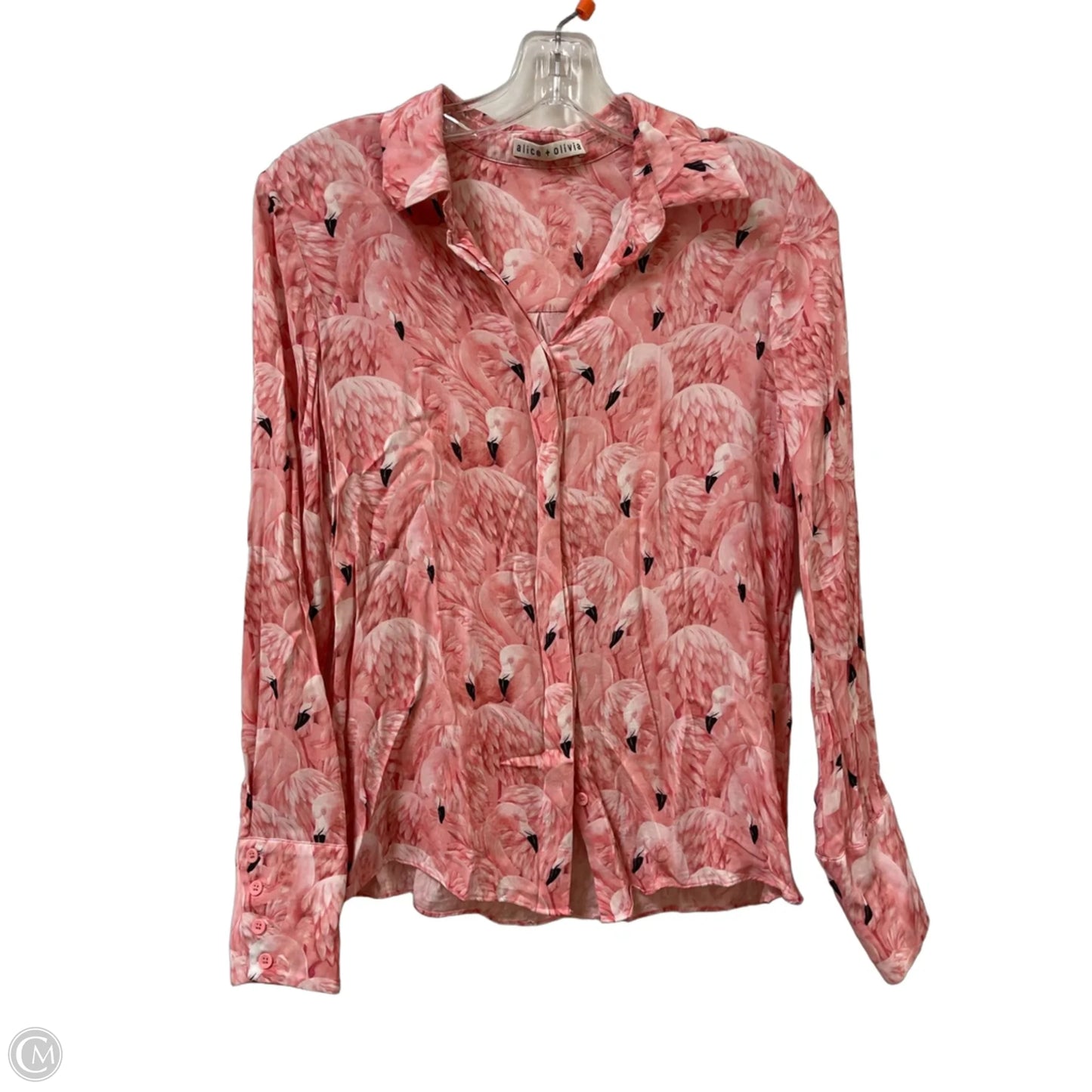 Blouse Designer By Alice + Olivia In Pink, Size: M
