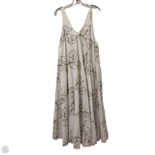 Dress Casual Maxi By Clothes Mentor In White, Size: L