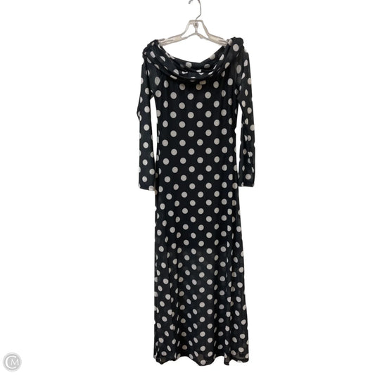Dress Casual Maxi By Clothes Mentor In Polkadot Pattern, Size: L