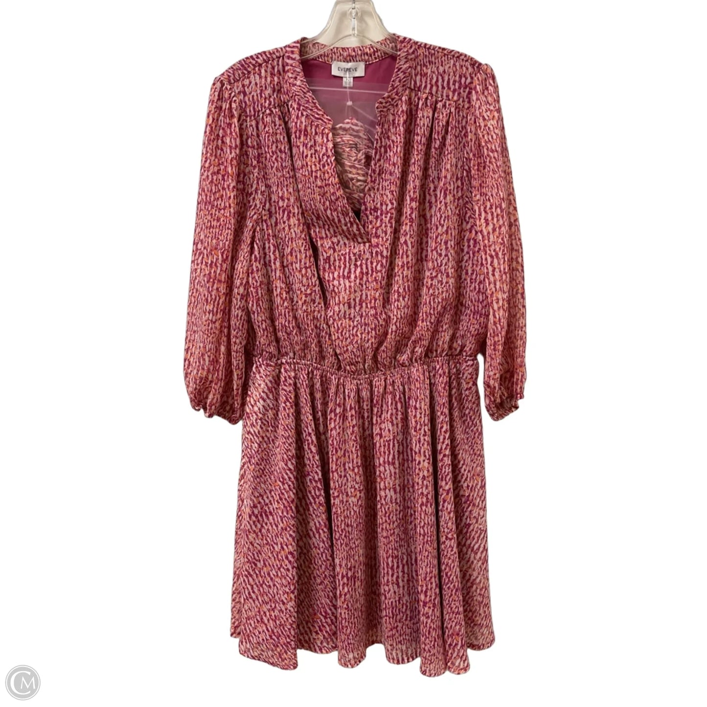 Dress Casual Midi By Evereve In Pink, Size: Xl