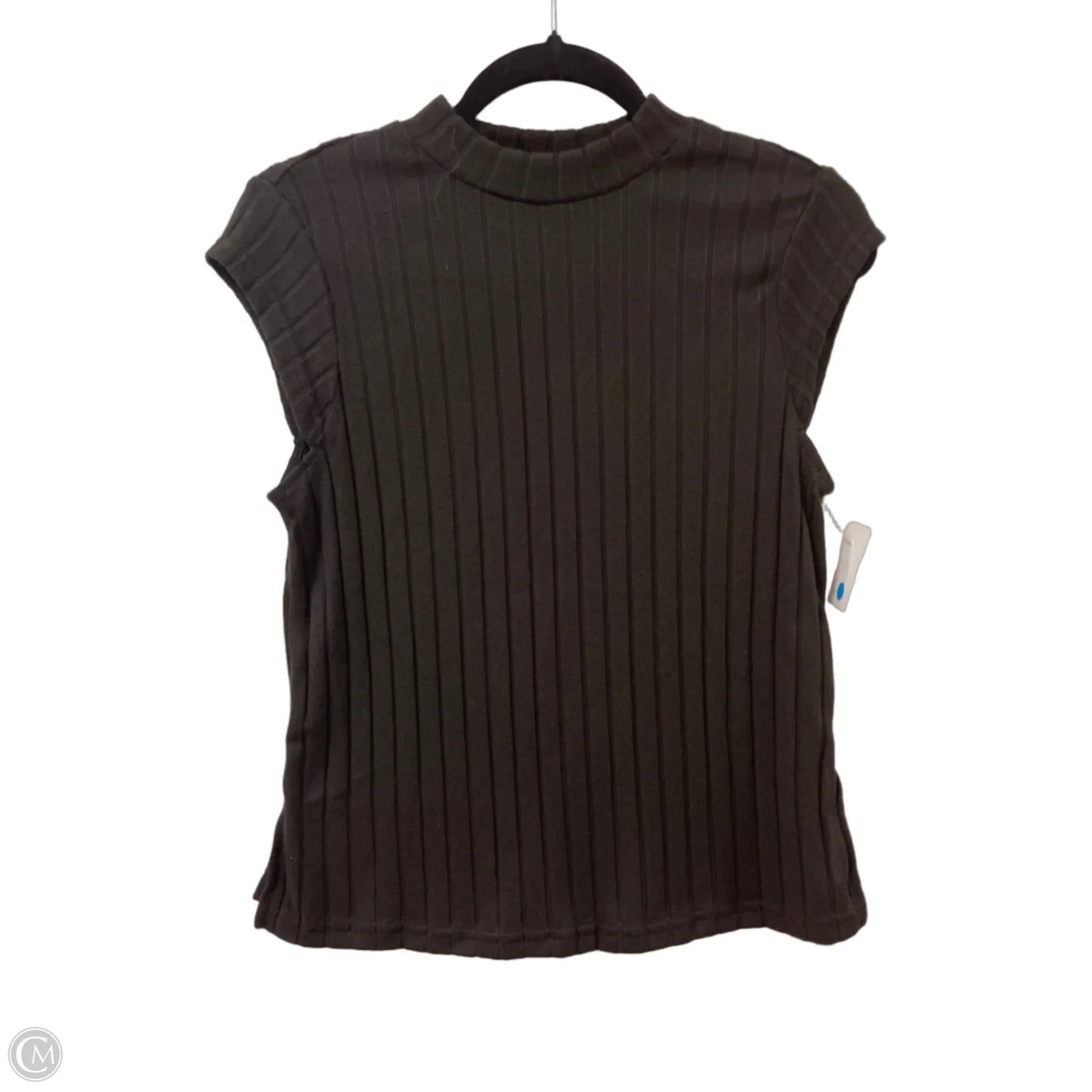 Top Sleeveless By Clothes Mentor In Black, Size: L