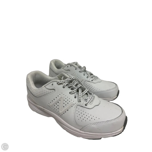 Shoes Athletic By New Balance In White, Size: 8