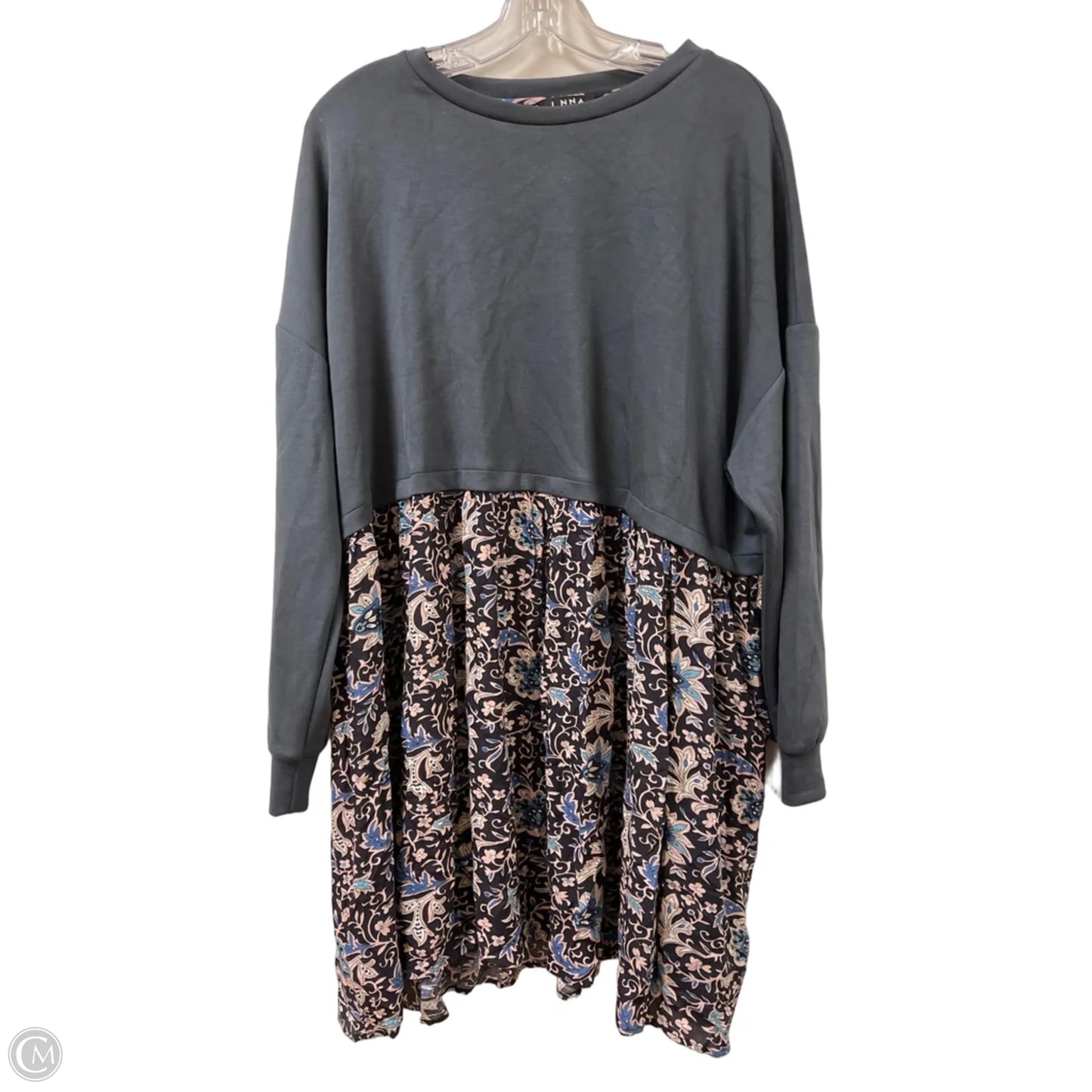 Dress Casual Midi By Clothes Mentor In Grey, Size: M