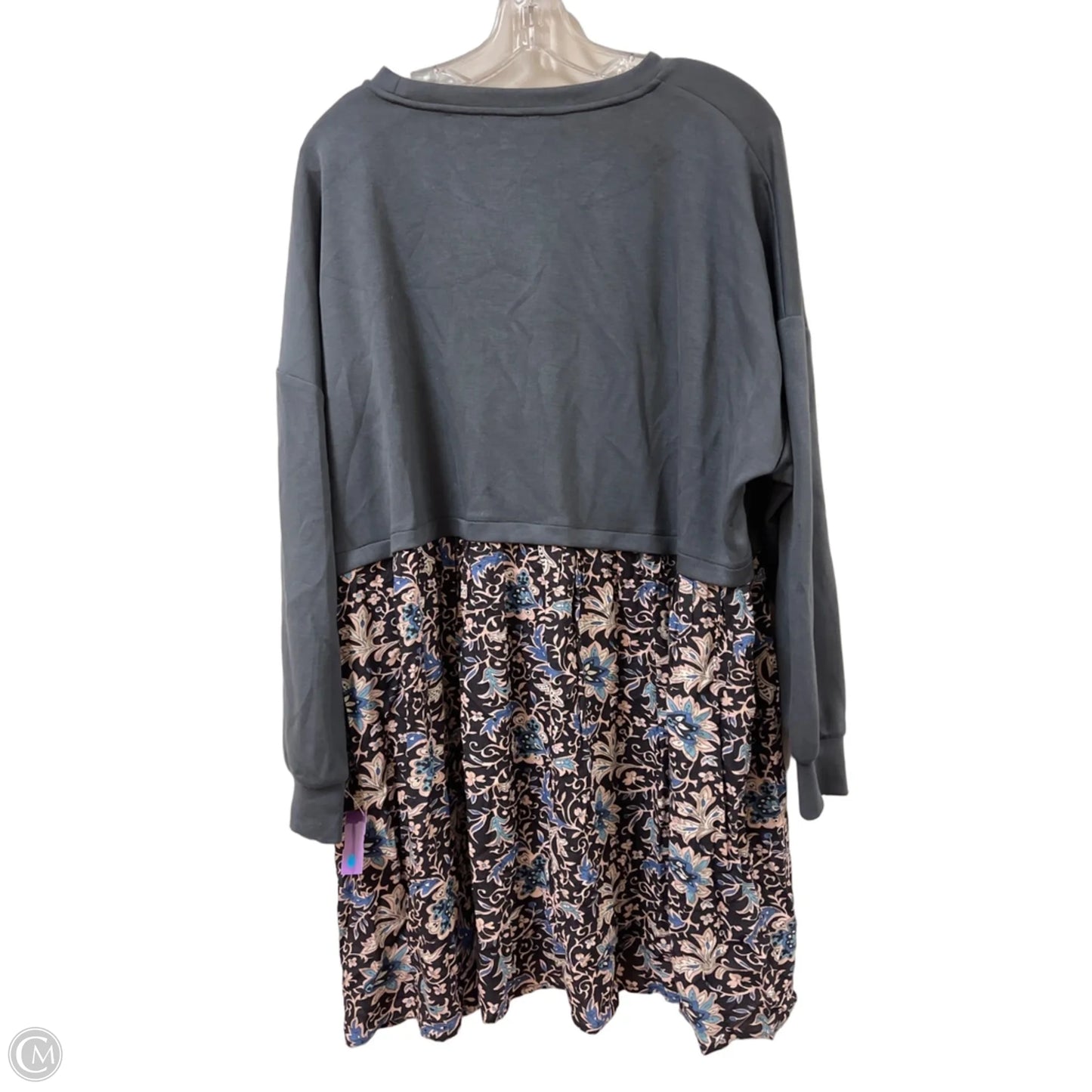 Dress Casual Midi By Clothes Mentor In Grey, Size: M