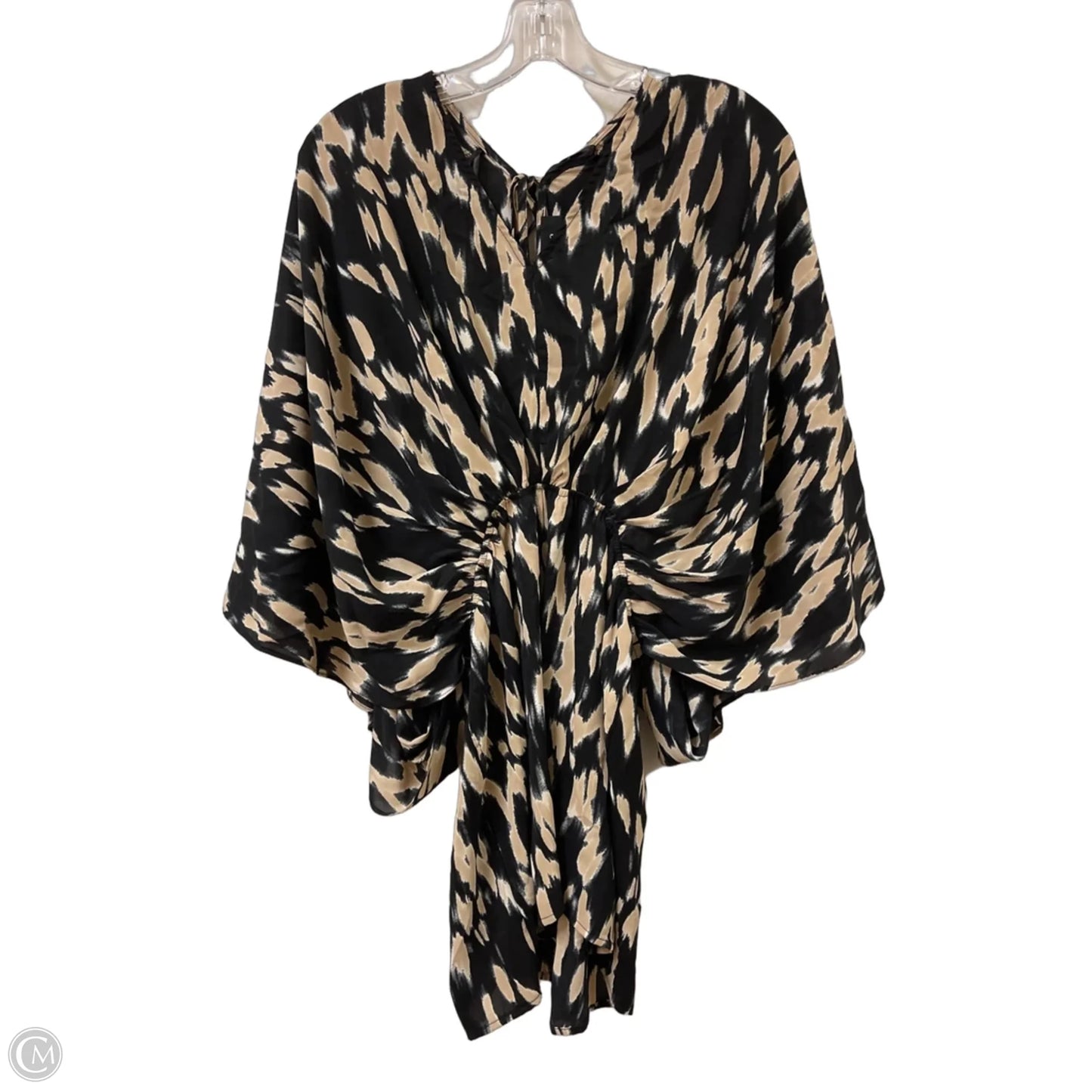 Romper By Aakaa In Black & Tan, Size: M