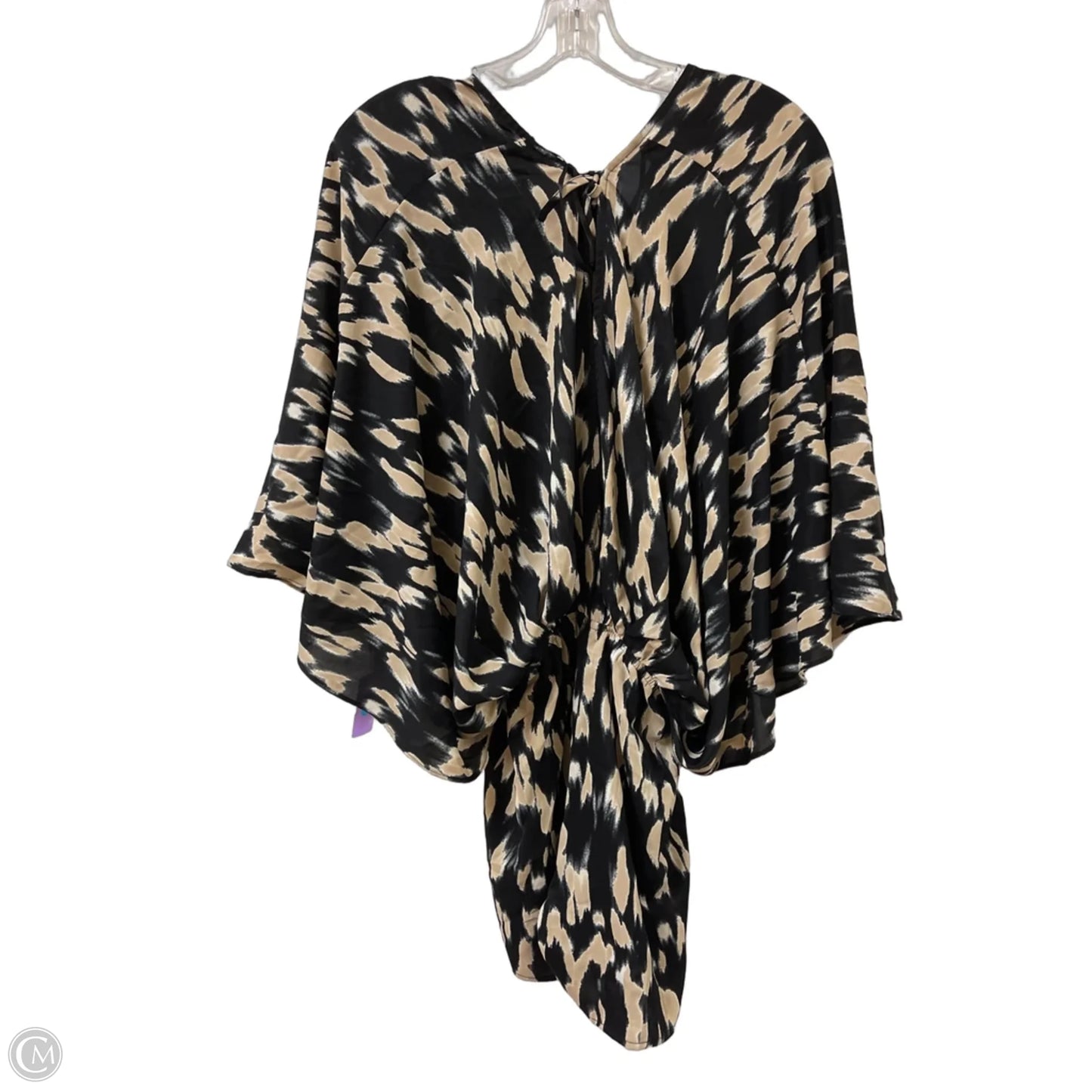 Romper By Aakaa In Black & Tan, Size: M