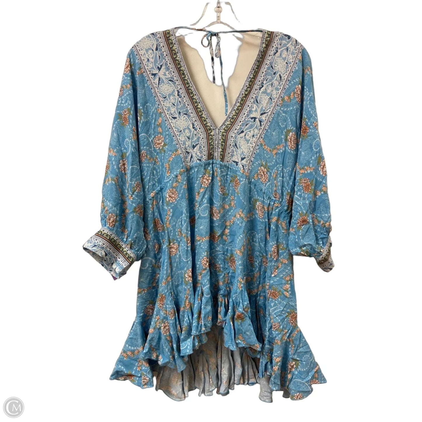 Dress Casual Short By Clothes Mentor In Blue, Size: L