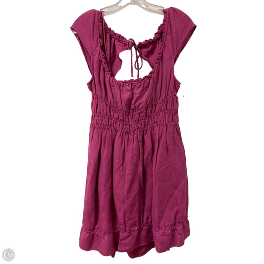 Dress Casual Midi By Anthropologie In Purple, Size: M